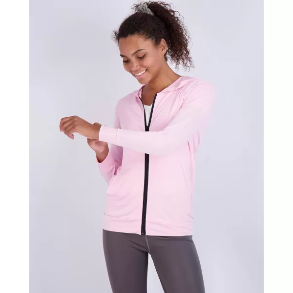 imageReal Essentials 3 Pack Womens DryFit Long Sleeve Quarter Zip ampamp Full Zip Up Hoodie Workout Jacket Available in PlusSet 8