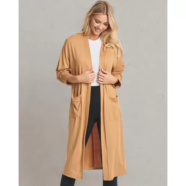 imageReal Essentials 3 Pack Womens Long Sleeve OpenFront Cardigan with Pockets Available in Plus SizeSet 2