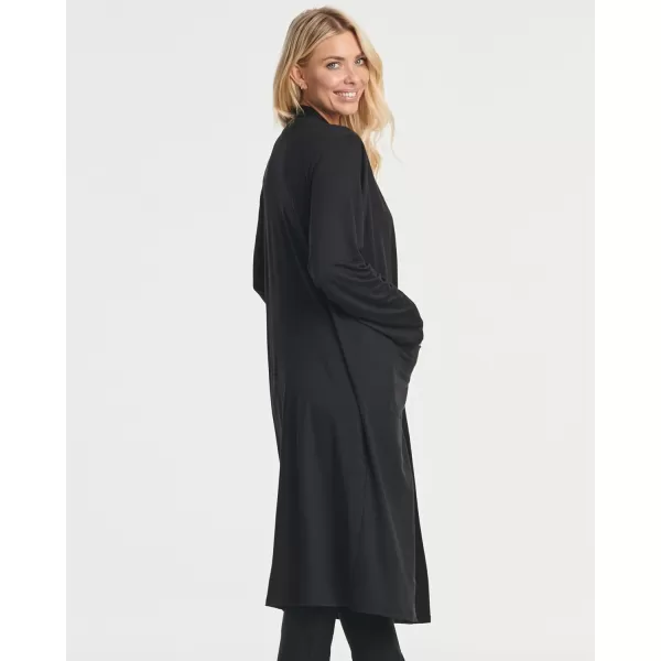 imageReal Essentials 3 Pack Womens Long Sleeve OpenFront Cardigan with Pockets Available in Plus SizeSet 3