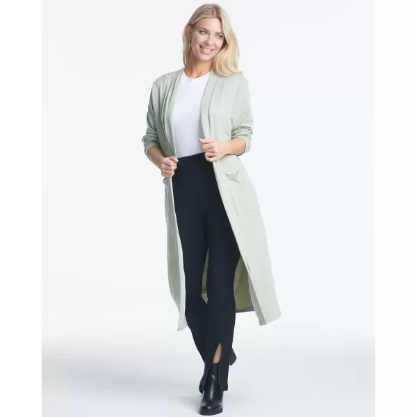 imageReal Essentials 3 Pack Womens Long Sleeve OpenFront Cardigan with Pockets Available in Plus SizeSet 5