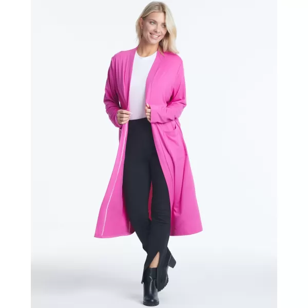 imageReal Essentials 3 Pack Womens Long Sleeve OpenFront Cardigan with Pockets Available in Plus SizeSet 7