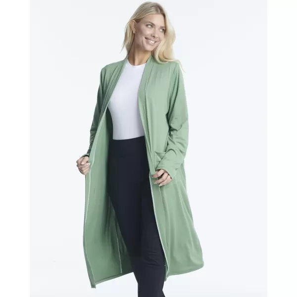 imageReal Essentials 3 Pack Womens Long Sleeve OpenFront Cardigan with Pockets Available in Plus SizeSet 8