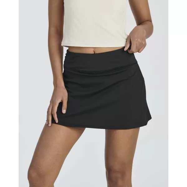 imageReal Essentials 4 Pack Womens Active Skort Lightweight Comfy ampamp Breathable Tennis Golf Skirt Available in Plus SizeSet 2