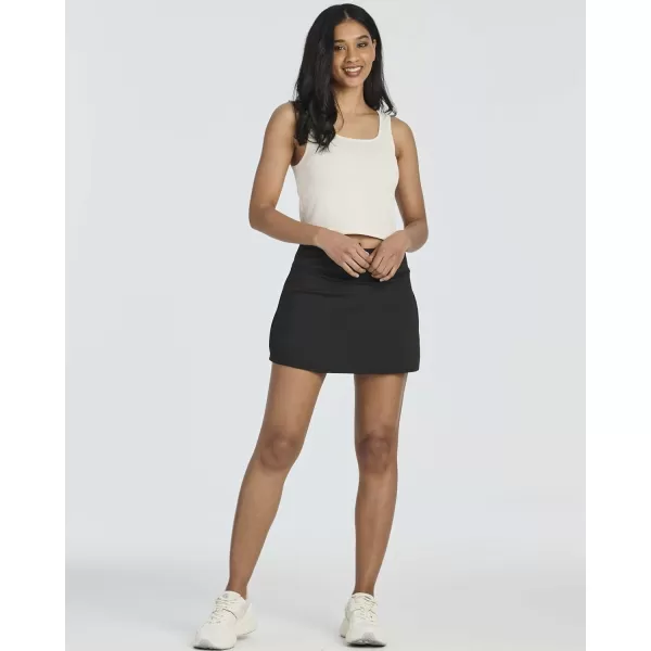imageReal Essentials 4 Pack Womens Active Skort Lightweight Comfy ampamp Breathable Tennis Golf Skirt Available in Plus SizeSet 2