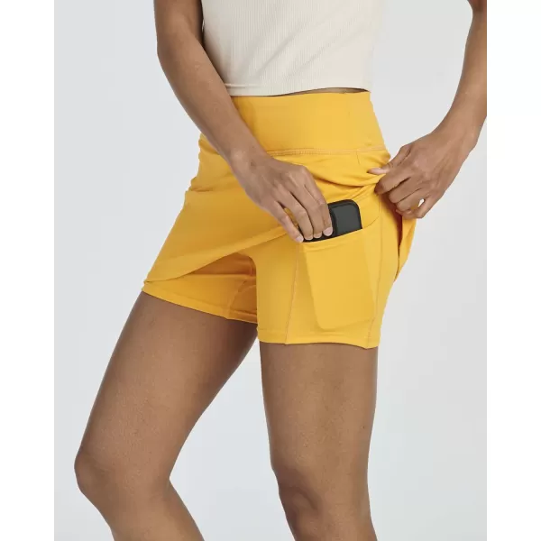 imageReal Essentials 4 Pack Womens Active Skort Lightweight Comfy ampamp Breathable Tennis Golf Skirt Available in Plus SizeSet 3