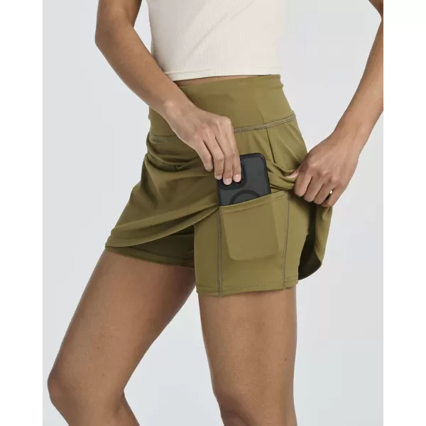 imageReal Essentials 4 Pack Womens Active Skort Lightweight Comfy ampamp Breathable Tennis Golf Skirt Available in Plus SizeSet 4