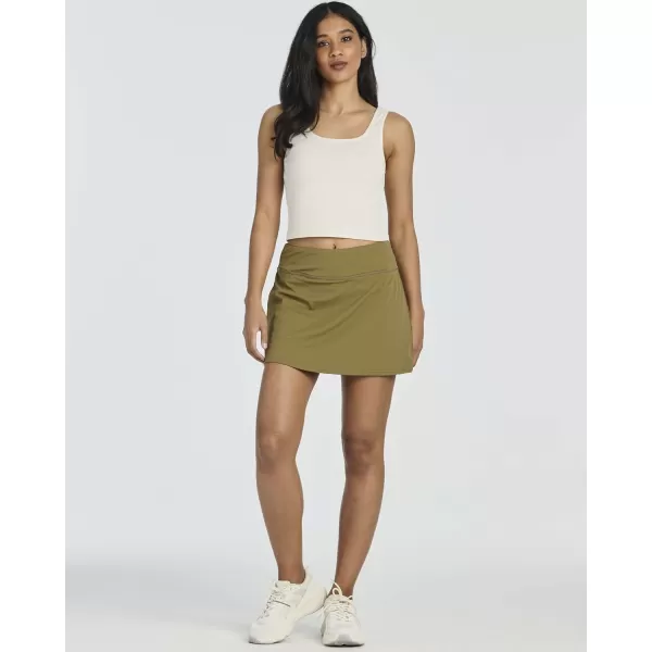 imageReal Essentials 4 Pack Womens Active Skort Lightweight Comfy ampamp Breathable Tennis Golf Skirt Available in Plus SizeSet 4