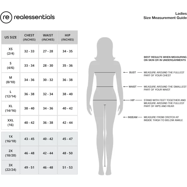 imageReal Essentials 4Pack Womens DryFit LongSleeve VNeck Athletic Workout Shirt Available in Plus SizeSet 5