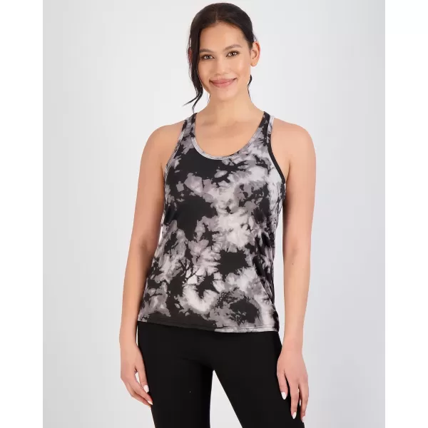 imageReal Essentials 5Pack Womens Racerback Tank Top DryFit Athletic Performance Yoga Activewear Available in Plus SizeSet 13