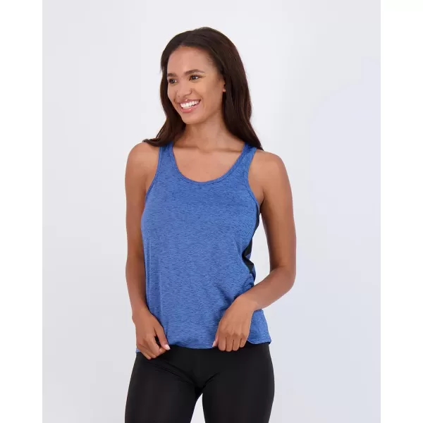 imageReal Essentials 5Pack Womens Racerback Tank Top DryFit Athletic Performance Yoga Activewear Available in Plus SizeSet 3
