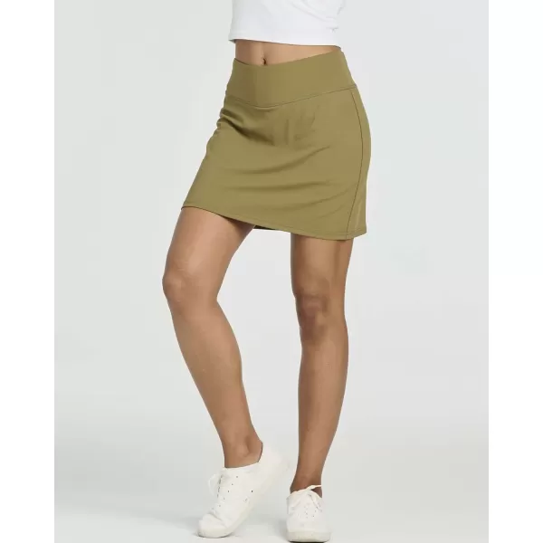 imageReal Essentials 3 Pack Womens 16quot Active Skort Skirt Pockets  Running Tennis Golf Gym Available in PlusSet 4