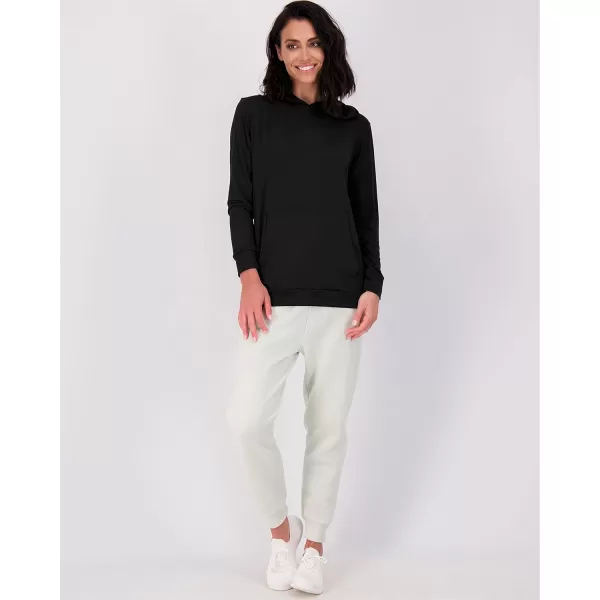 imageReal Essentials 3 Pack Womens Dry Fit LongSleeve Hoodie Pullover Sweatshirt Pocket  Active Lounge Available In PlusSet 3