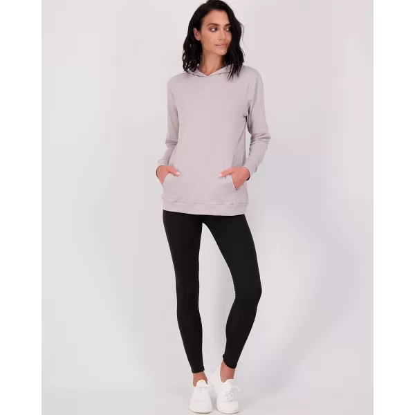 imageReal Essentials 3 Pack Womens Dry Fit LongSleeve Hoodie Pullover Sweatshirt Pocket  Active Lounge Available In PlusSet 4