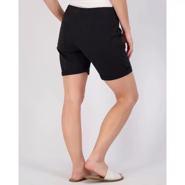 imageReal Essentials 3Pack Womens Bermuda 7quot Twill Shorts  Casual Khaki Long Chino Shorts Drawstring Available in Plus SizeSet 7