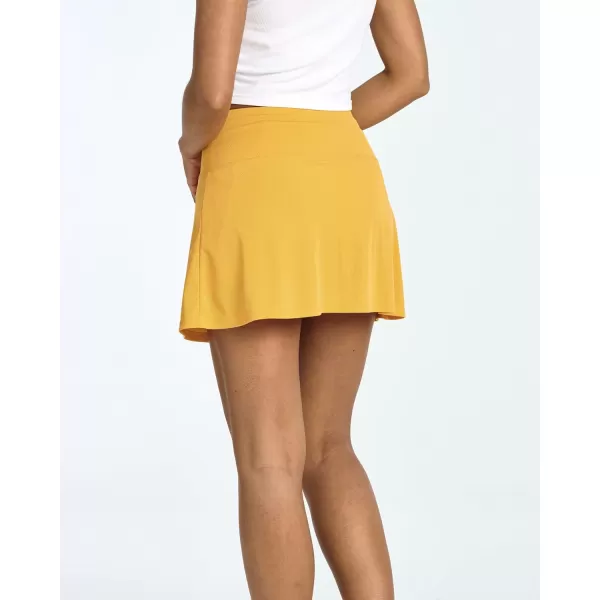 imageReal Essentials 4 Pack Womens Ribbed Active Skort Pockets Skirt Running Tennis Golf Workout Sports Available in PlusSet 3