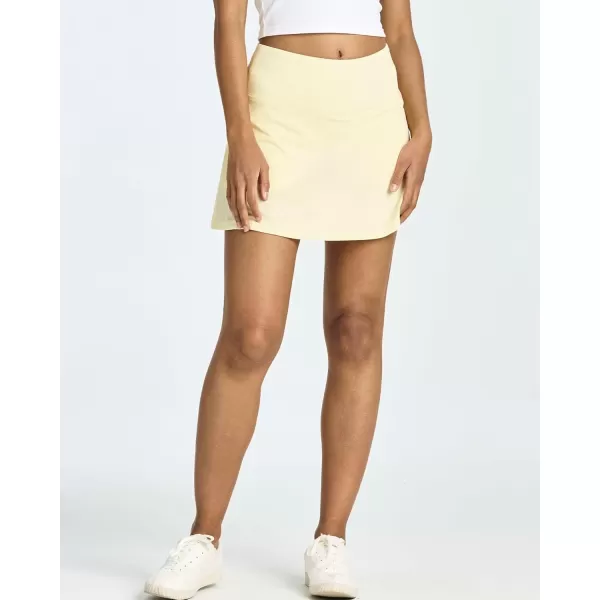 imageReal Essentials 4 Pack Womens Ribbed Active Skort Pockets Skirt Running Tennis Golf Workout Sports Available in PlusSet 5