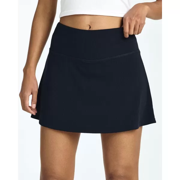 imageReal Essentials 4 Pack Womens Ribbed Active Skort Pockets Skirt Running Tennis Golf Workout Sports Available in PlusSet 7