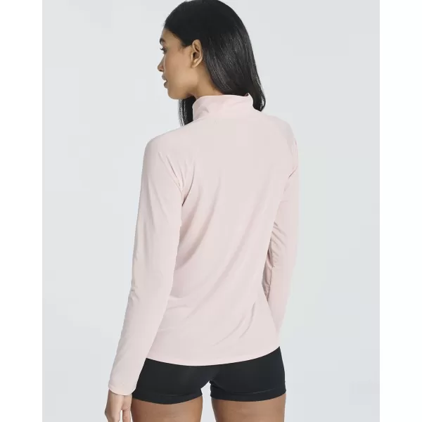 imageReal Essentials 3 Pack Womens 14 Zip Rash Guard Long Sleeve Swim Shirt UPF Sun Protection UV Surf TopsSet 3