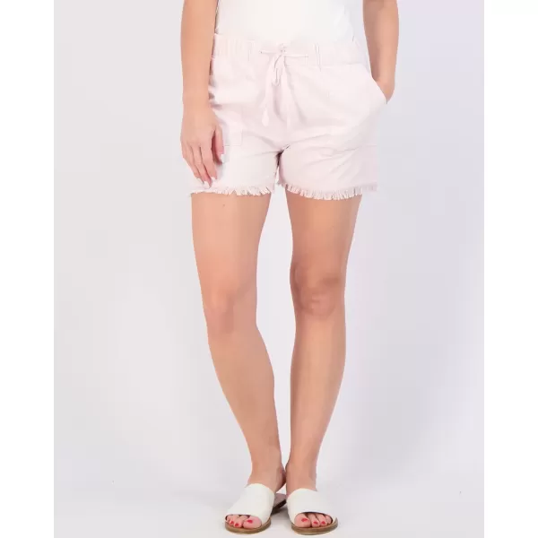 imageReal Essentials 3 Pack Womens Twill Cutoff Casual Khaki 35quot Inseam Shorts  Drawstring Available in Plus SizeSet 1