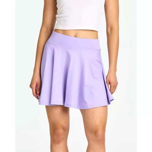 imageReal Essentials 4 Pack Womens Soft Casual Pleated Mini Skirt  Skater ALine Flowy Skirts Available in Plus SizeSet 7