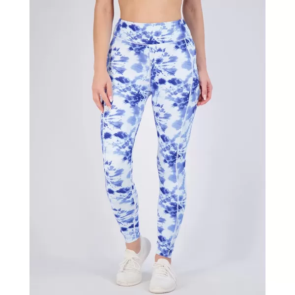 imageReal Essentials 4Pack Womens Full Length Fitted Athletic Yoga Performance Leggings with Pockets Available in Plus SizeSet 3