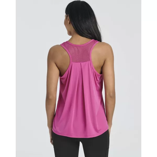 imageReal Essentials 5 Pack Womens Racerback Workout Tank Top Mesh Back DryFit Sleeveless Running Gym Available in Plus SizeSet 1