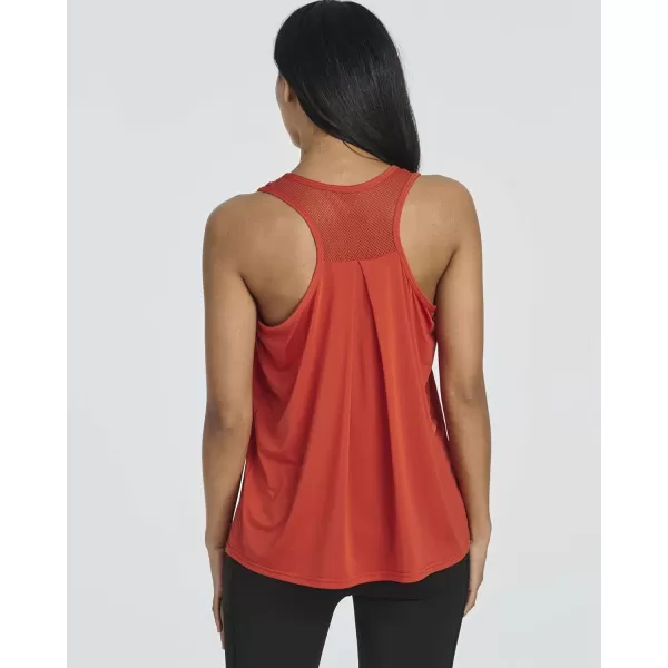 imageReal Essentials 5 Pack Womens Racerback Workout Tank Top Mesh Back DryFit Sleeveless Running Gym Available in Plus SizeSet 6