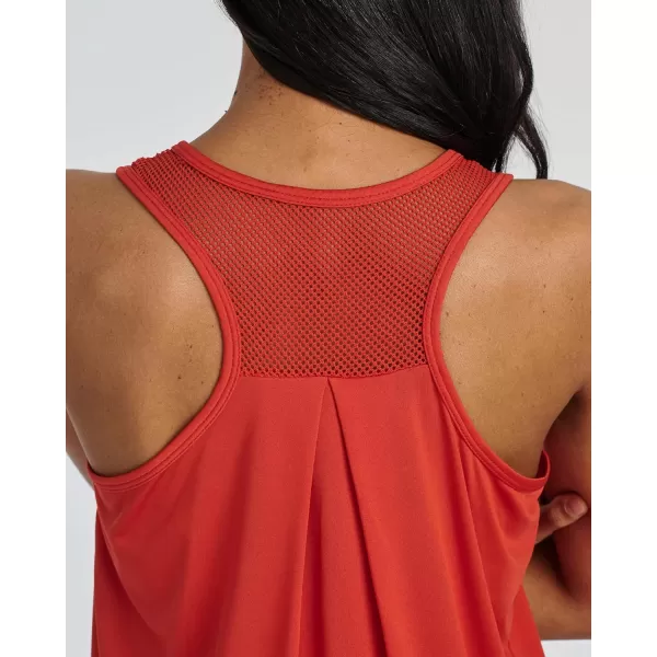 imageReal Essentials 5 Pack Womens Racerback Workout Tank Top Mesh Back DryFit Sleeveless Running Gym Available in Plus SizeSet 6