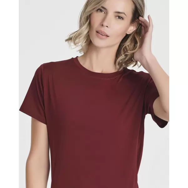 imageReal Essentials 5 Pack Womens Short Sleeve Open Back Tie Back DryFit TShirt Yoga Gym Workout TopSet 5
