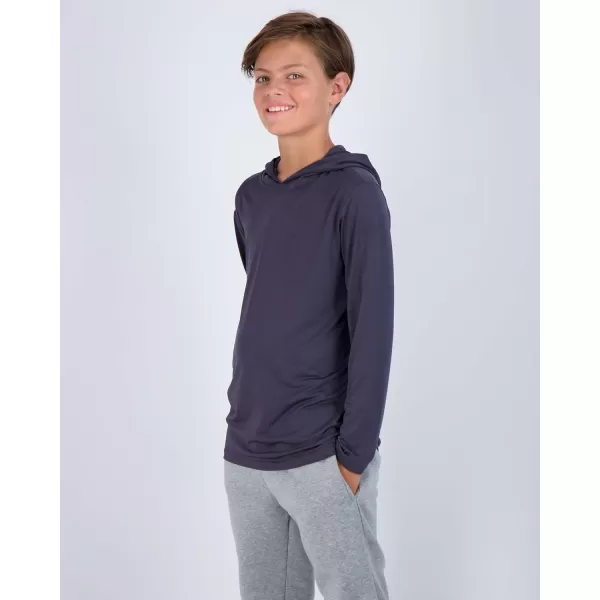 image3 Pack DryFit Youth Boys Teen Active Long Sleeve Hoodie Sweatshirts  Hooded Pullover ShirtsSet I