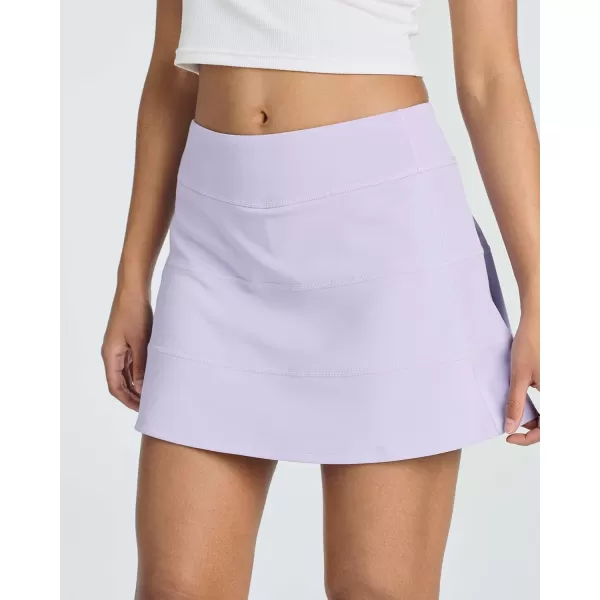 imageReal Essentials 3 PackWomens 14quot Pleated Tennis Skorts Golf Skirt High Waisted Athletic Running Casual Shorts with PocketsSet 1