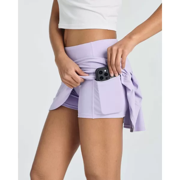 imageReal Essentials 3 PackWomens 14quot Pleated Tennis Skorts Golf Skirt High Waisted Athletic Running Casual Shorts with PocketsSet 1