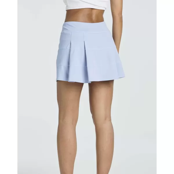 imageReal Essentials 3 PackWomens 14quot Pleated Tennis Skorts Golf Skirt High Waisted Athletic Running Casual Shorts with PocketsSet 3
