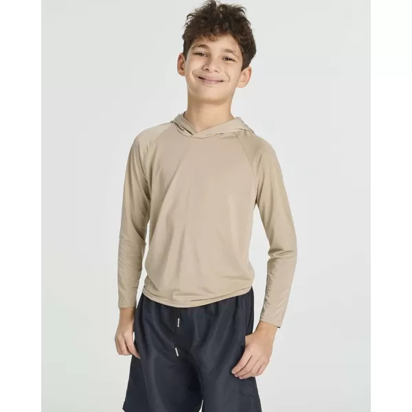 imageReal Essentials 3 PackYouth Rashguard Hoodie UPF UV Sun Protection Long Sleeve Swim Fishing Shirt  Boys ampamp Girls Ages 416Set 2