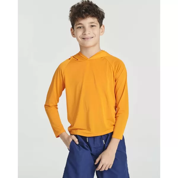 imageReal Essentials 3 PackYouth Rashguard Hoodie UPF UV Sun Protection Long Sleeve Swim Fishing Shirt  Boys ampamp Girls Ages 416Set 3
