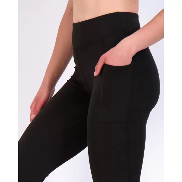 imageReal Essentials 4 Pack Womens Capri Leggings with Pockets Casual Yoga Workout Exercise Pants Available in Plus SizeSet 1