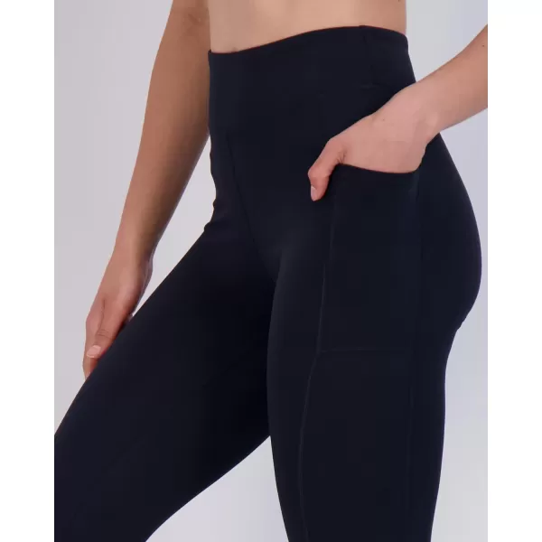 imageReal Essentials 4 Pack Womens Capri Leggings with Pockets Casual Yoga Workout Exercise Pants Available in Plus SizeSet 7