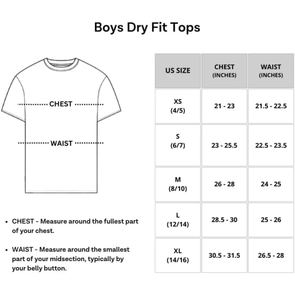 imageReal Essentials 5 Pack Youth DryFit Wicking Active Athletic Performance Short Sleeve TShirt Boys ampamp Girls ShirtsSet B