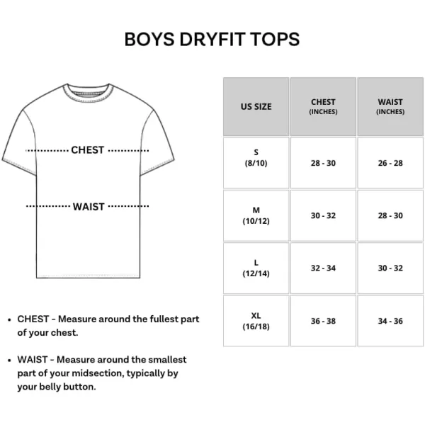 imageReal Essentials 5 Pack Youth DryFit Wicking Active Athletic Performance Short Sleeve TShirt Boys ampamp Girls ShirtsSet B
