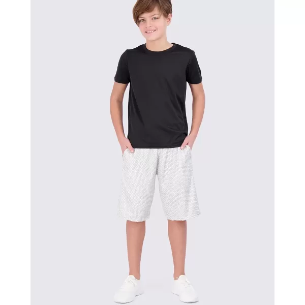 imageReal Essentials 5 Pack Youth Mesh Moisture Wicking Active Athletic Performance ShortSleeve TShirt Boys ampamp GirlsSet F