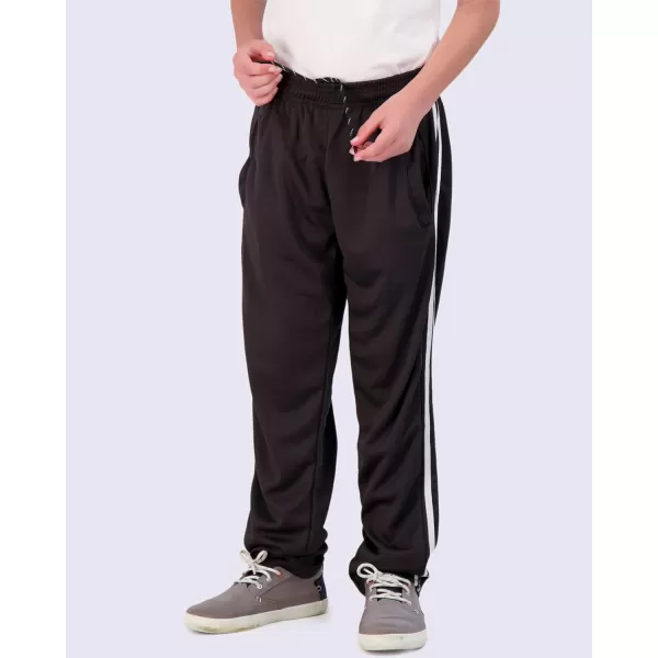 imageReal Essentials 3 Pack Boys Mesh Open Bottom Active Sweatpants with Pockets ampamp DrawstringSet 5