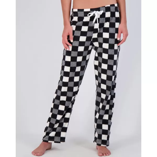 imageReal Essentials 3 Pack Womens UltraSoft Comfy Pajama Lounge Pants Sleepwear Available In Fleece ampamp Soft Knit in Plus SizeFleece Set a
