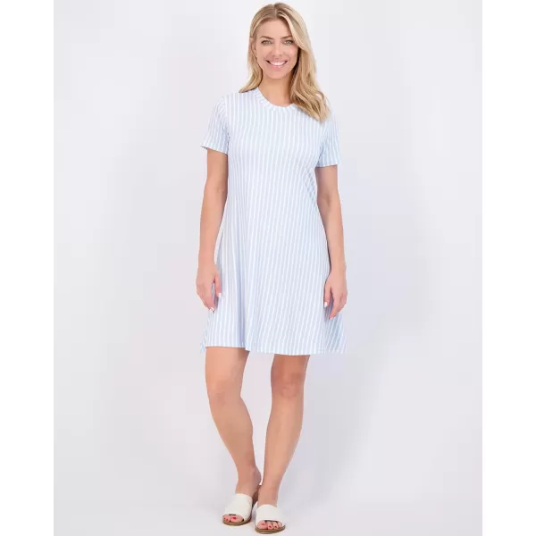 imageReal Essentials 3Pack Womens Soft Lounge Swing Casual TShirt Dress Available in Plus SizeSet 6