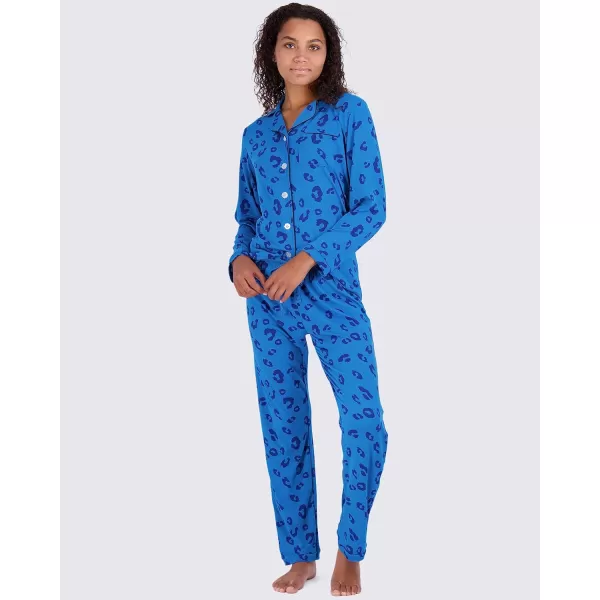 imageReal Essentials 4 Piece Womens Long ampamp Short Sleeve Button Down Pajama Set  Ultra Soft Available In Plus SizeLong Sleeve  Set 10