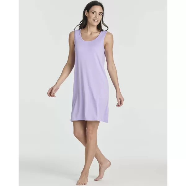 imageReal Essentials 3 Pack Womens Scoop Neck Sleeveless Nightgown Sleep Dress Nightshirt Available In PlusSet 3