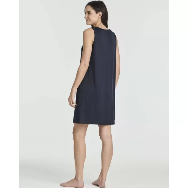 imageReal Essentials 3 Pack Womens Scoop Neck Sleeveless Nightgown Sleep Dress Nightshirt Available In PlusSet 3