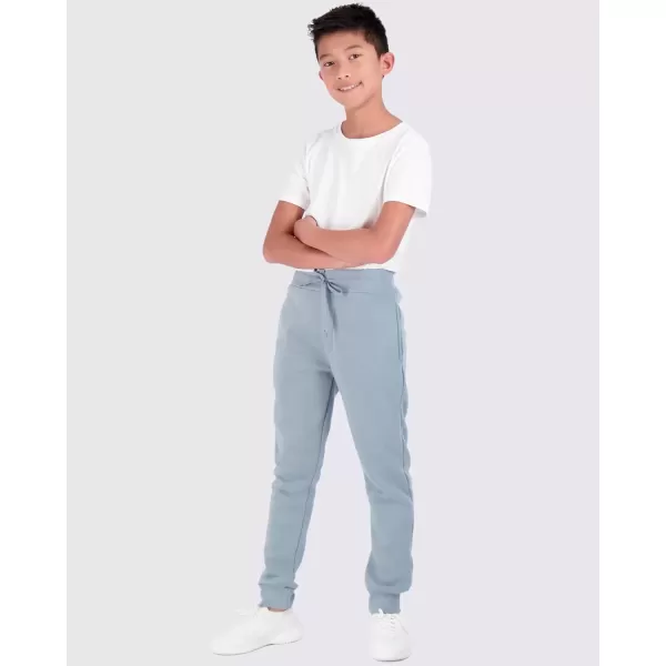 imageReal Essentials 3 Pack Boys Cotton Active Fleece Jogger SweatpantsSet K