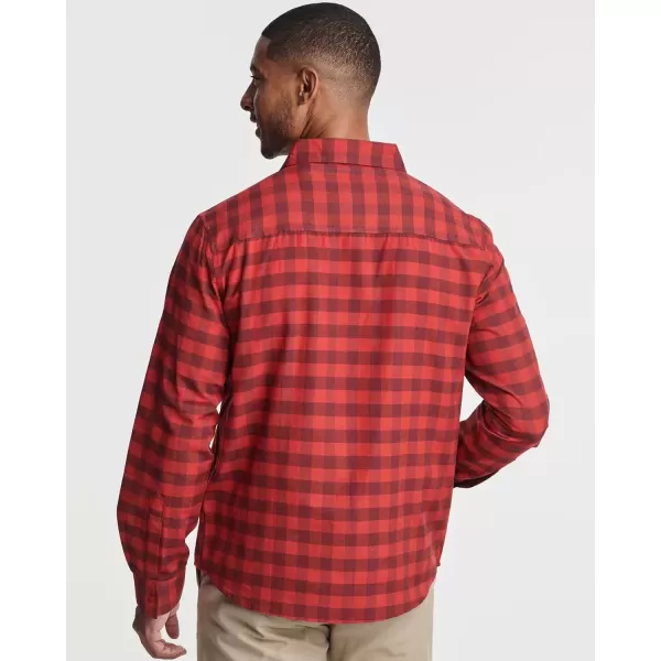 imageReal Essentials 3 Pack Mens RegularFit Long Sleeve Poplin Button Down Shirt with Pocket Available in Big ampamp TallSet 5