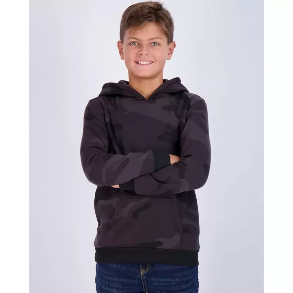 imageReal Essentials 3 Pack Youth Fleece Long Sleeve Soft Pullover Hoodie Sweatshirt  Boys ampamp GirlsSet 4