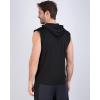imageReal Essentials 3 Pack Mens DryFit Active Hooded Tank Top  Workout Sleeveless Hoodie Drawstring Available in Big ampamp TallSet 3